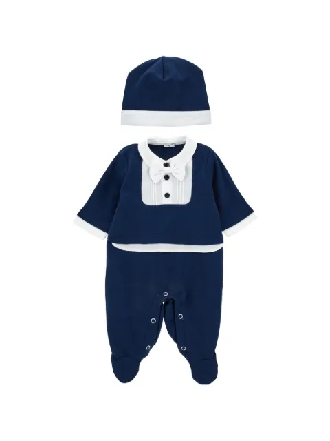 Monnalisa bow-detail babygrow (set of two)