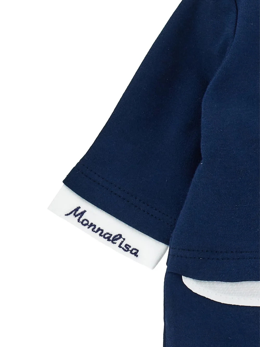 Monnalisa Twee rompers met strikdetail Blauw