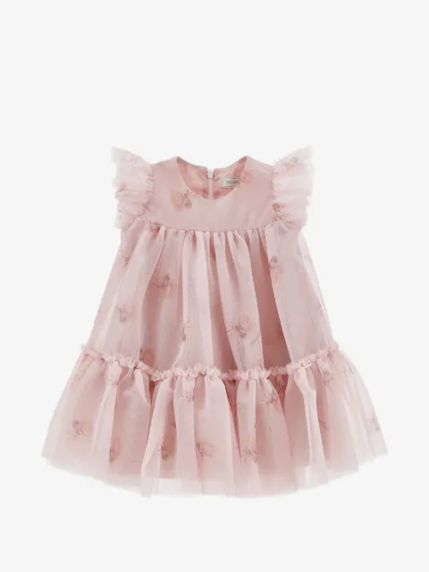 Monnalisa floral-print ruffled dress