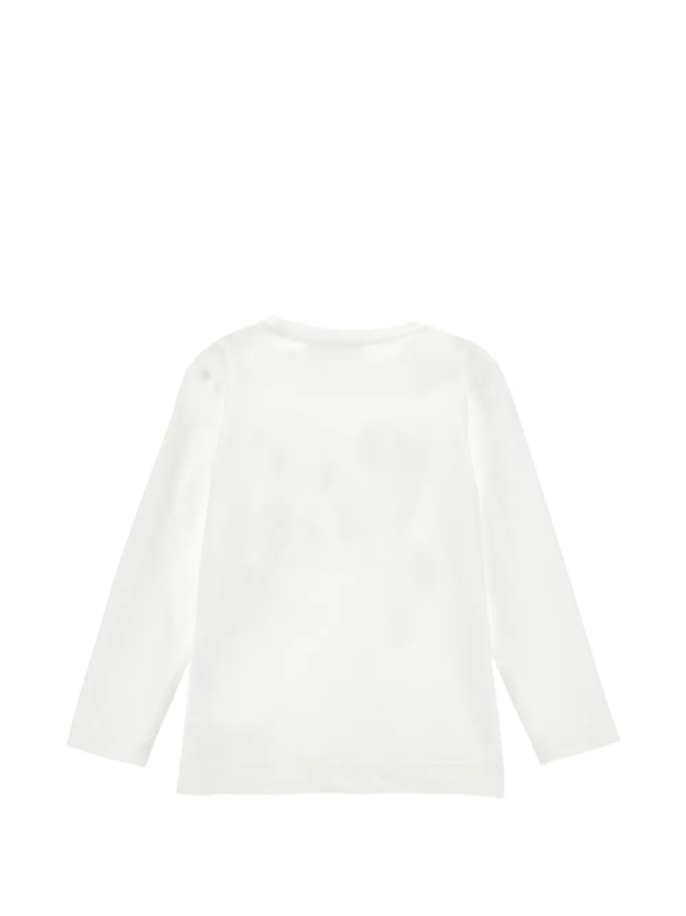 Monnalisa T-shirt met bloemenprint Wit