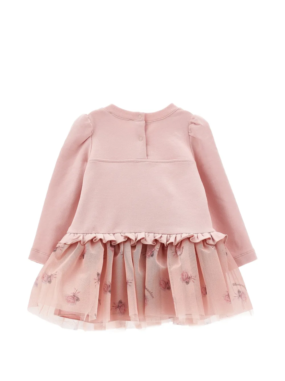 Monnalisa Jurk met ruches Roze