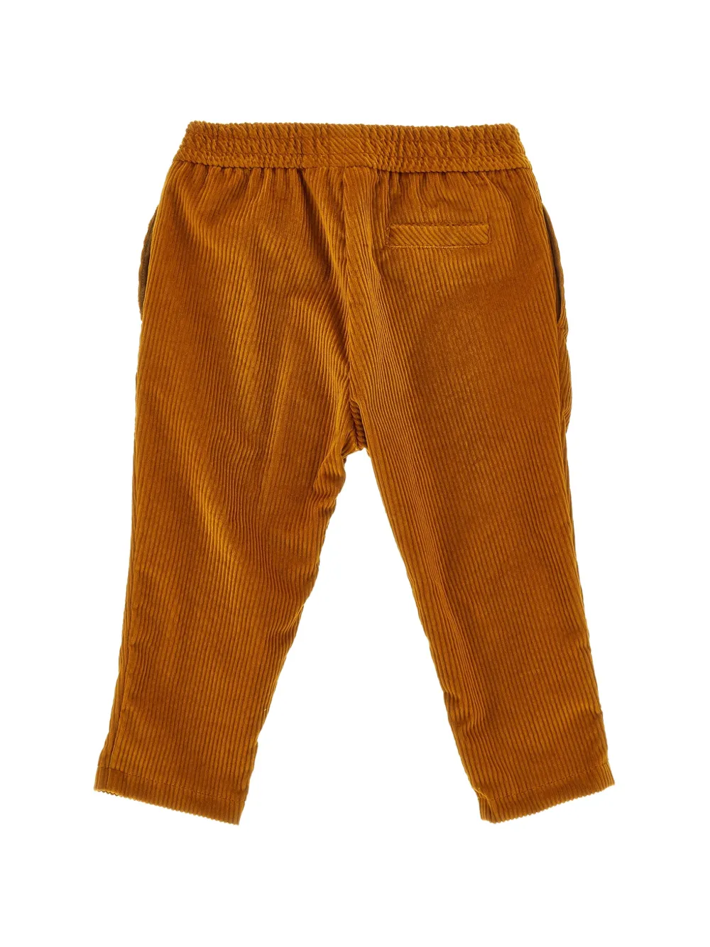 Monnalisa Ribfluwelen broek Oranje