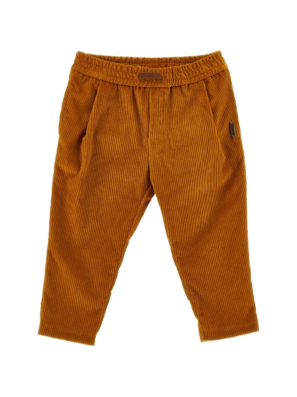 Monnalisa Pantaloni a coste con vita elasticizzata - Arancione