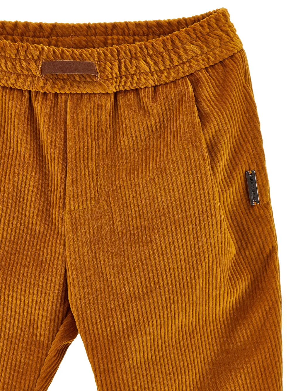 Monnalisa Ribfluwelen broek Oranje
