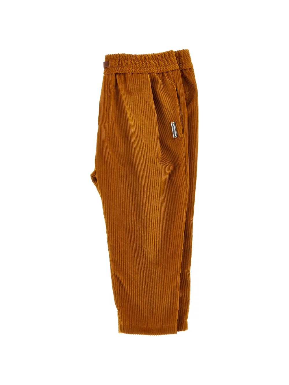 Monnalisa Ribfluwelen broek Oranje