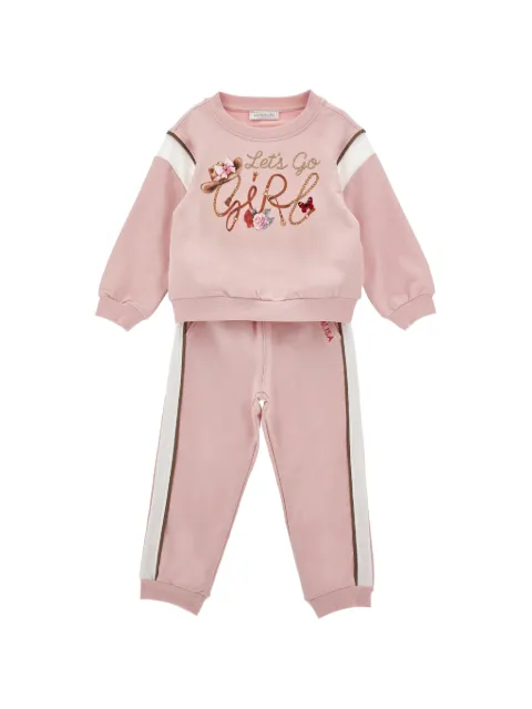 Monnalisa traje deportivo con estampado gráfico