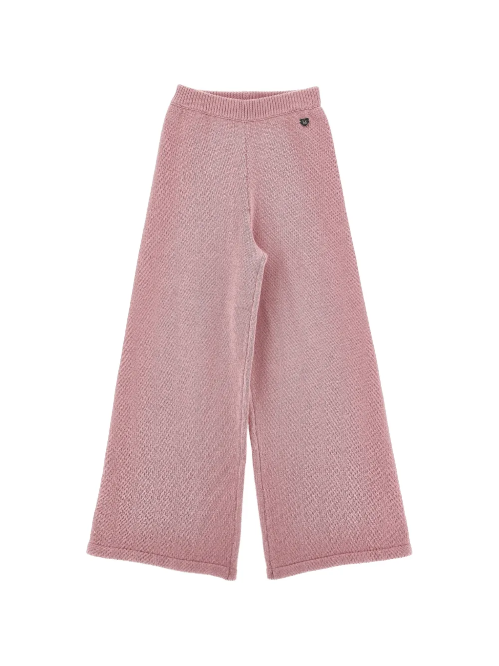 Monnalisa Pantaloni con vita a coste - Rosa