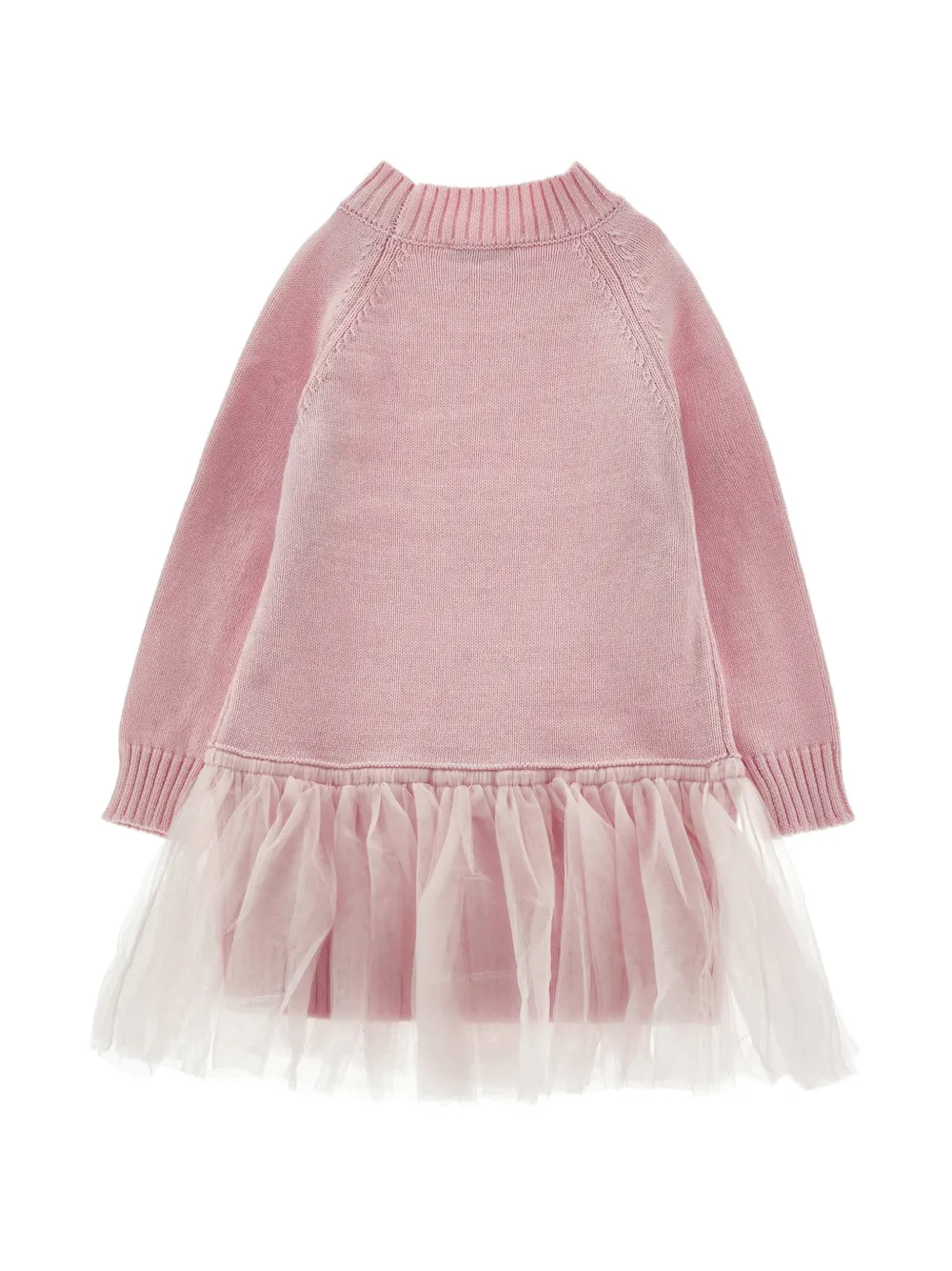 Monnalisa Jurk met tule rok Roze