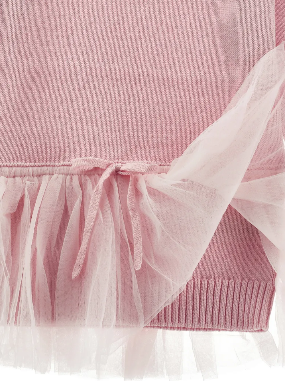 Monnalisa Jurk met tule rok Roze