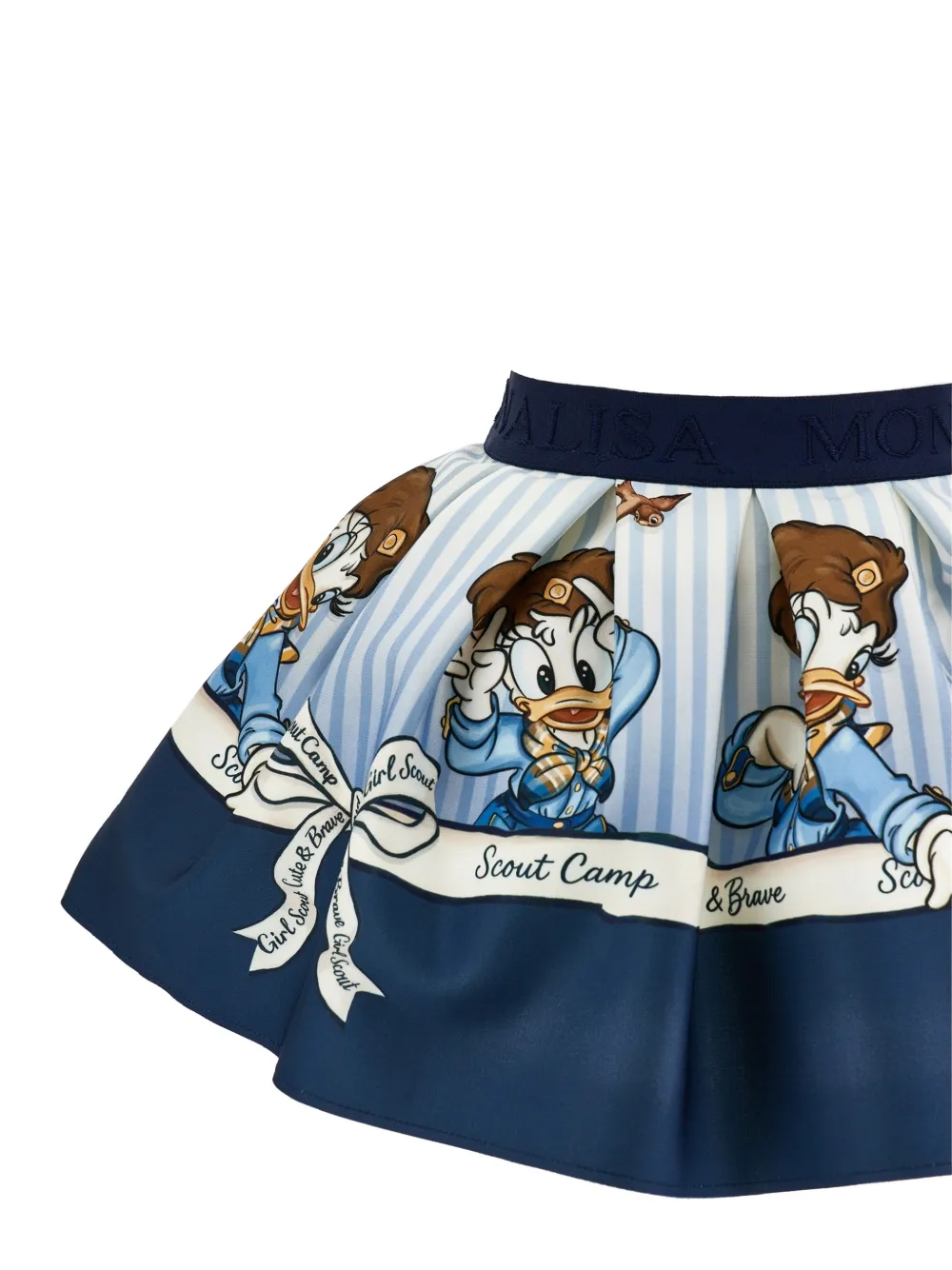 Monnalisa Rok met print Blauw