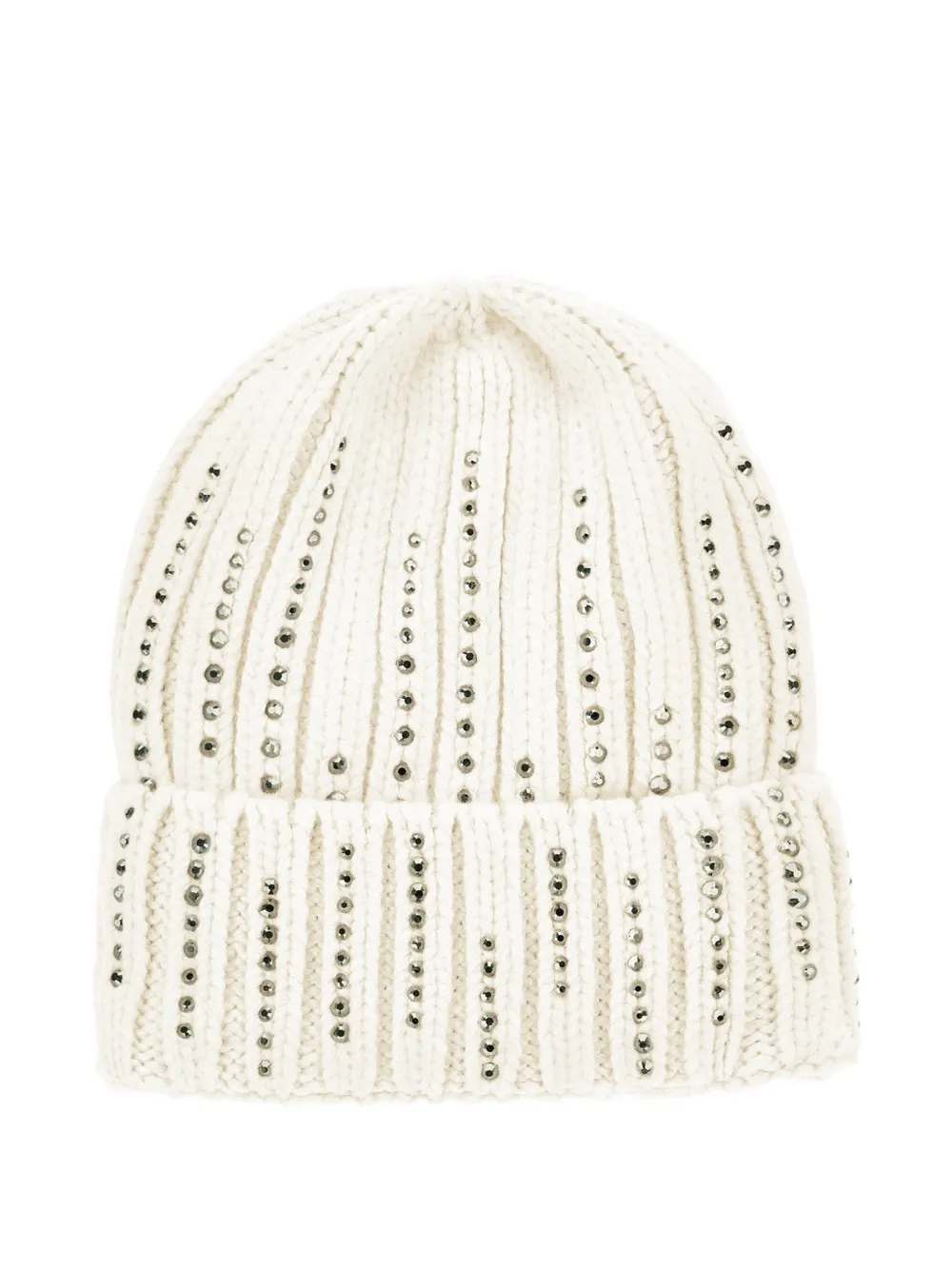 Monnalisa Berretto con strass - Bianco