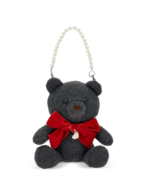 Monnalisa teddy bear-shaped tote bag