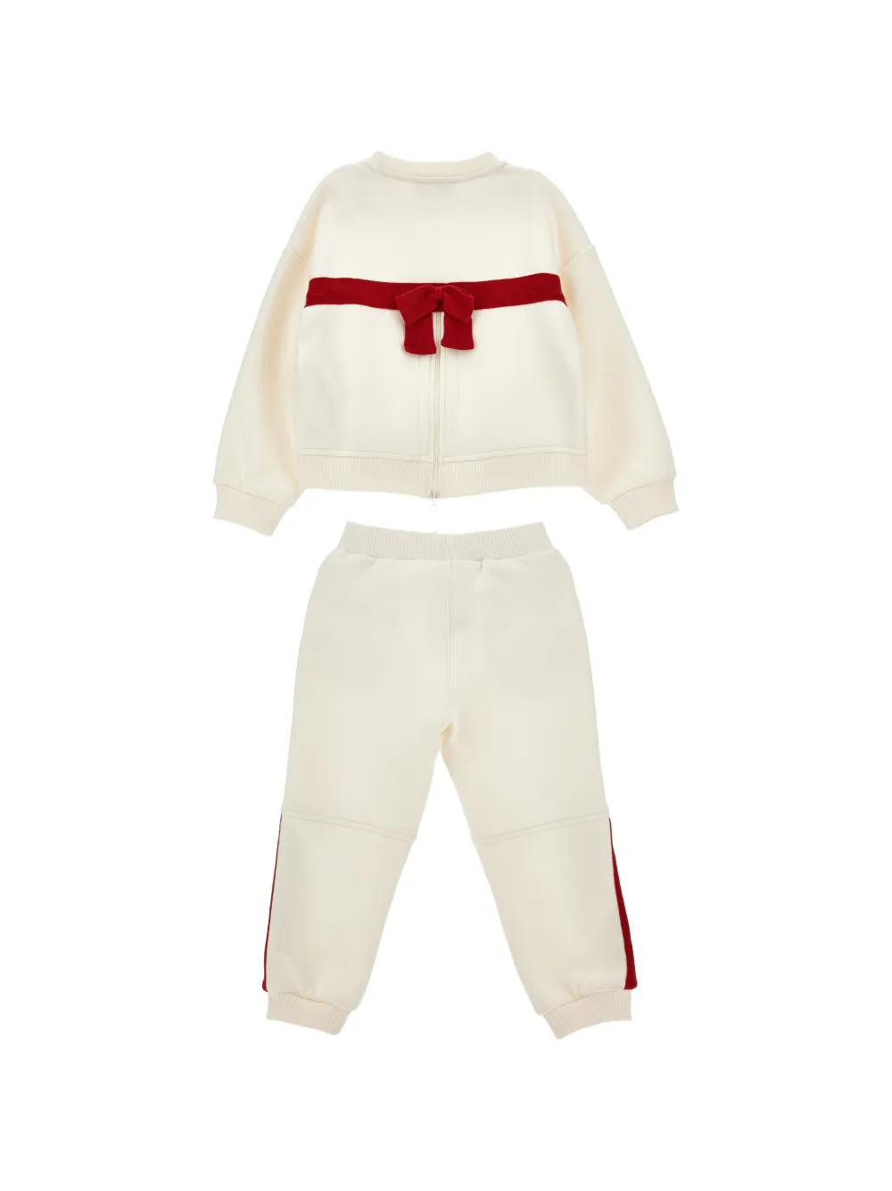 Monnalisa Trainingspak met teddybeer-print Beige