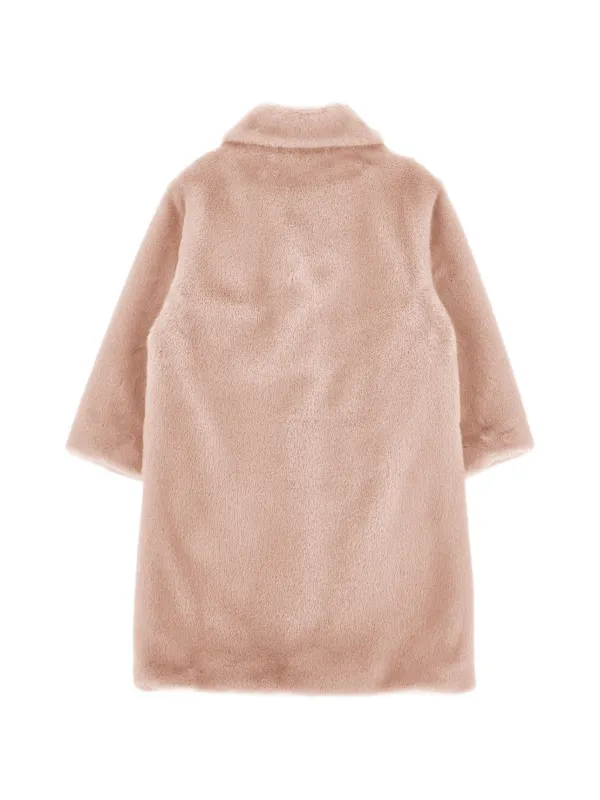 Monnalisa エコファー コート | ピンク | FARFETCH JP