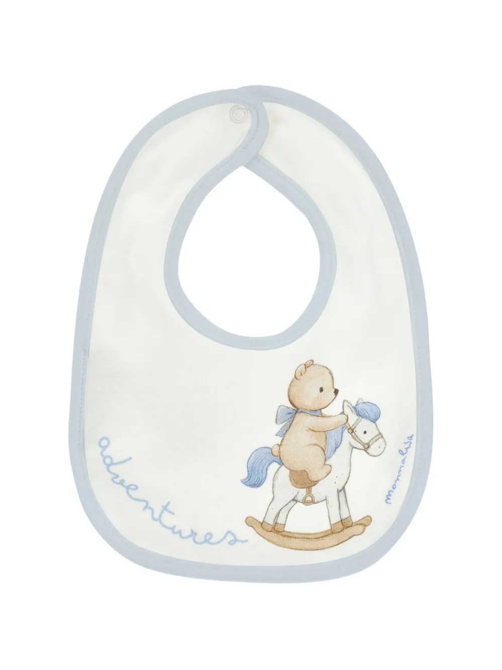 Monnalisa Set van drie rompers met teddybeerprint Wit