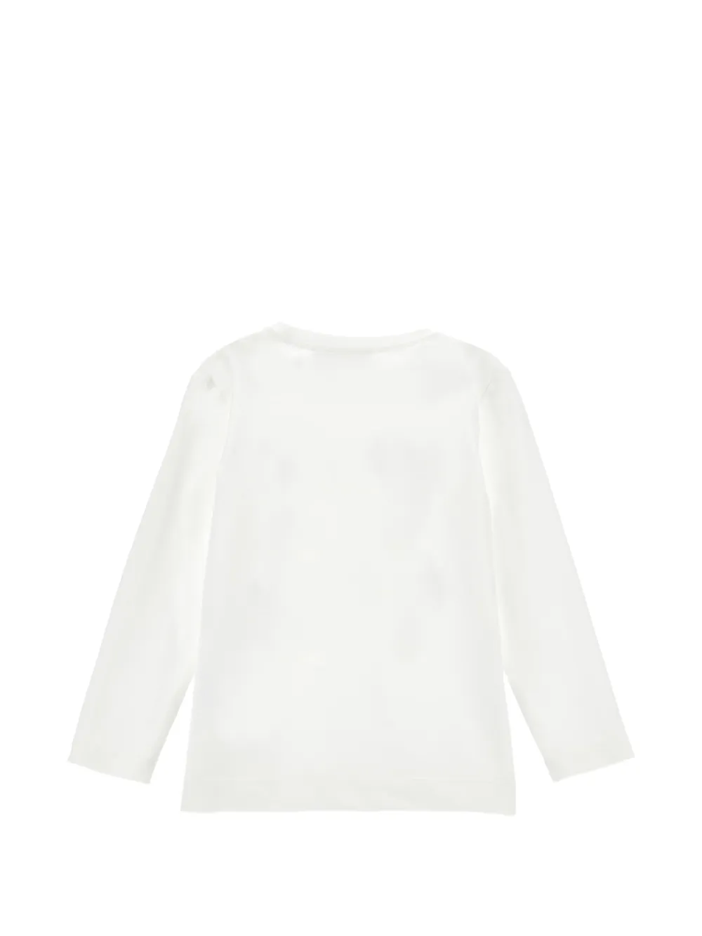 Monnalisa T-shirt met bloemenprint Wit