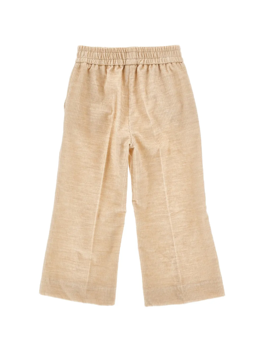 Monnalisa Ribfluwelen broek Beige