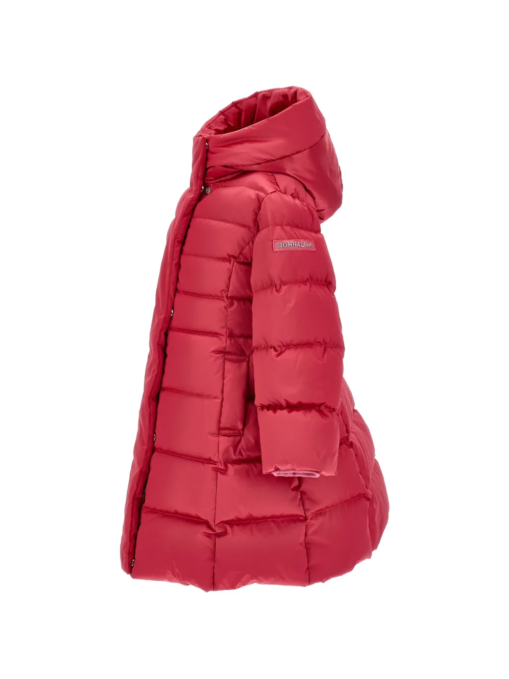 Monnalisa Gevoerd jack met capuchon Rood