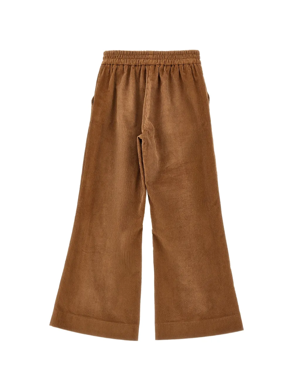 Monnalisa Ribfluwelen broek Bruin