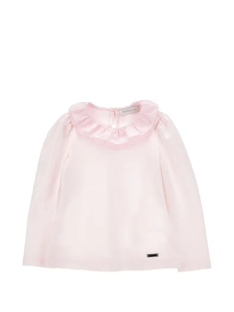 Monnalisa blouse volantée à manches longues
