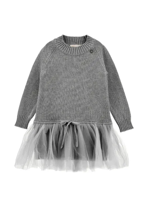 Monnalisa robe en maille à volants