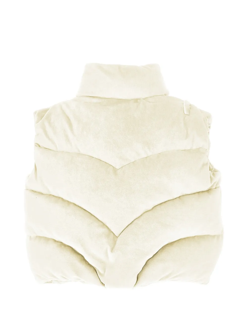 Monnalisa Bodywarmer met bloemapplicatie Beige