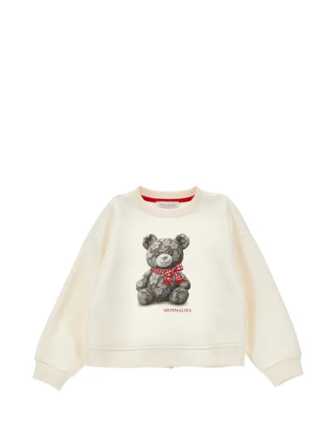 Monnalisa sudadera con osito estampado