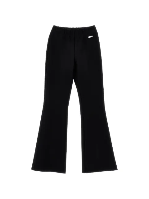Monnalisa pantalones acampanados con placa del logo