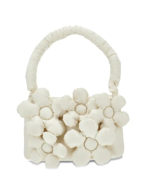 Monnalisa flower-appliqué padded shoulder bag