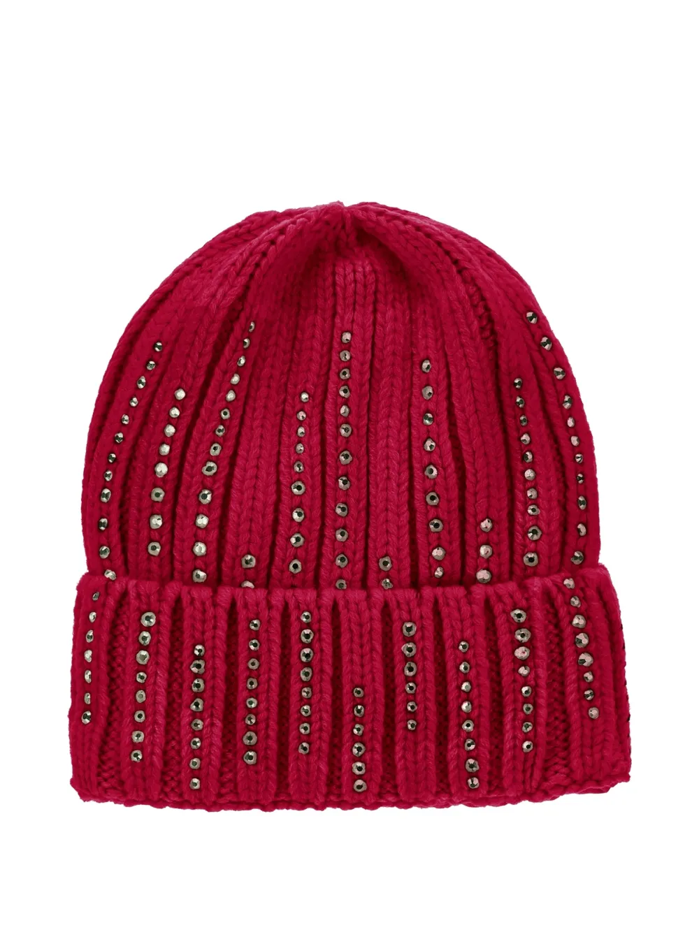 Monnalisa Berretto con strass - Rosso