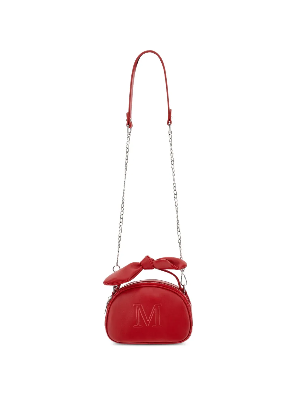 Monnalisa Borsa a tracolla con logo goffrato - Rosso