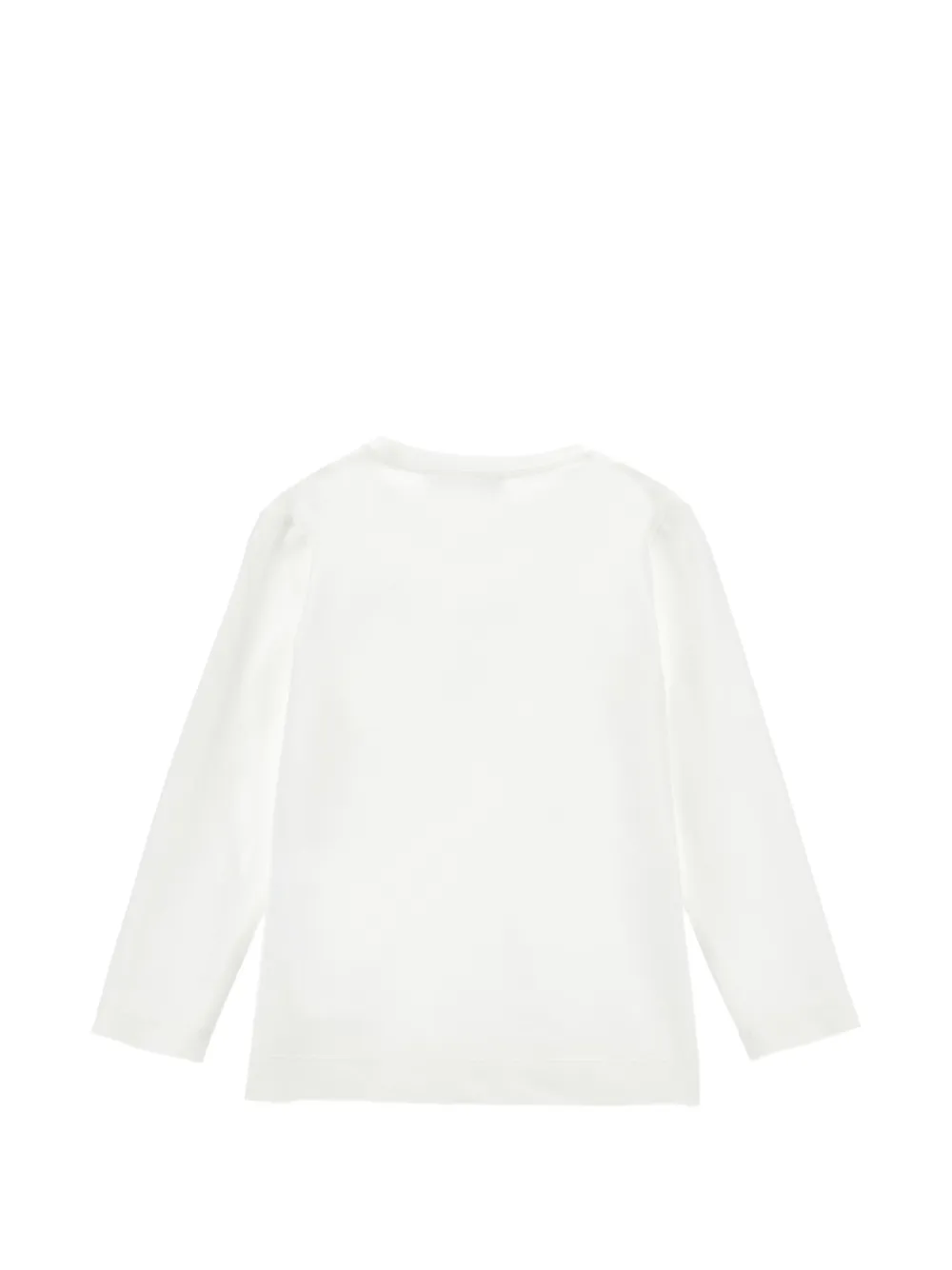 Monnalisa T-shirt met lange mouwen Wit