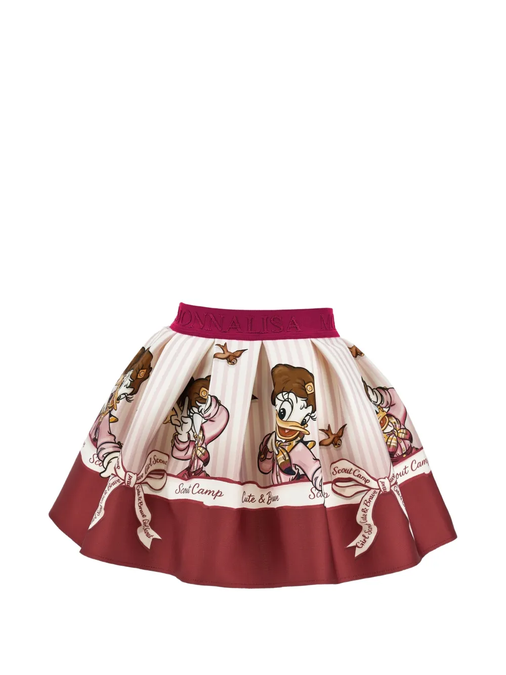 Monnalisa Rok met print Rood