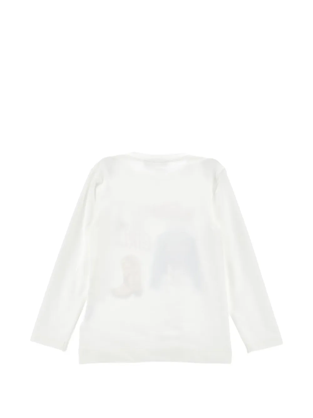 Monnalisa T-shirt met grafische print Wit