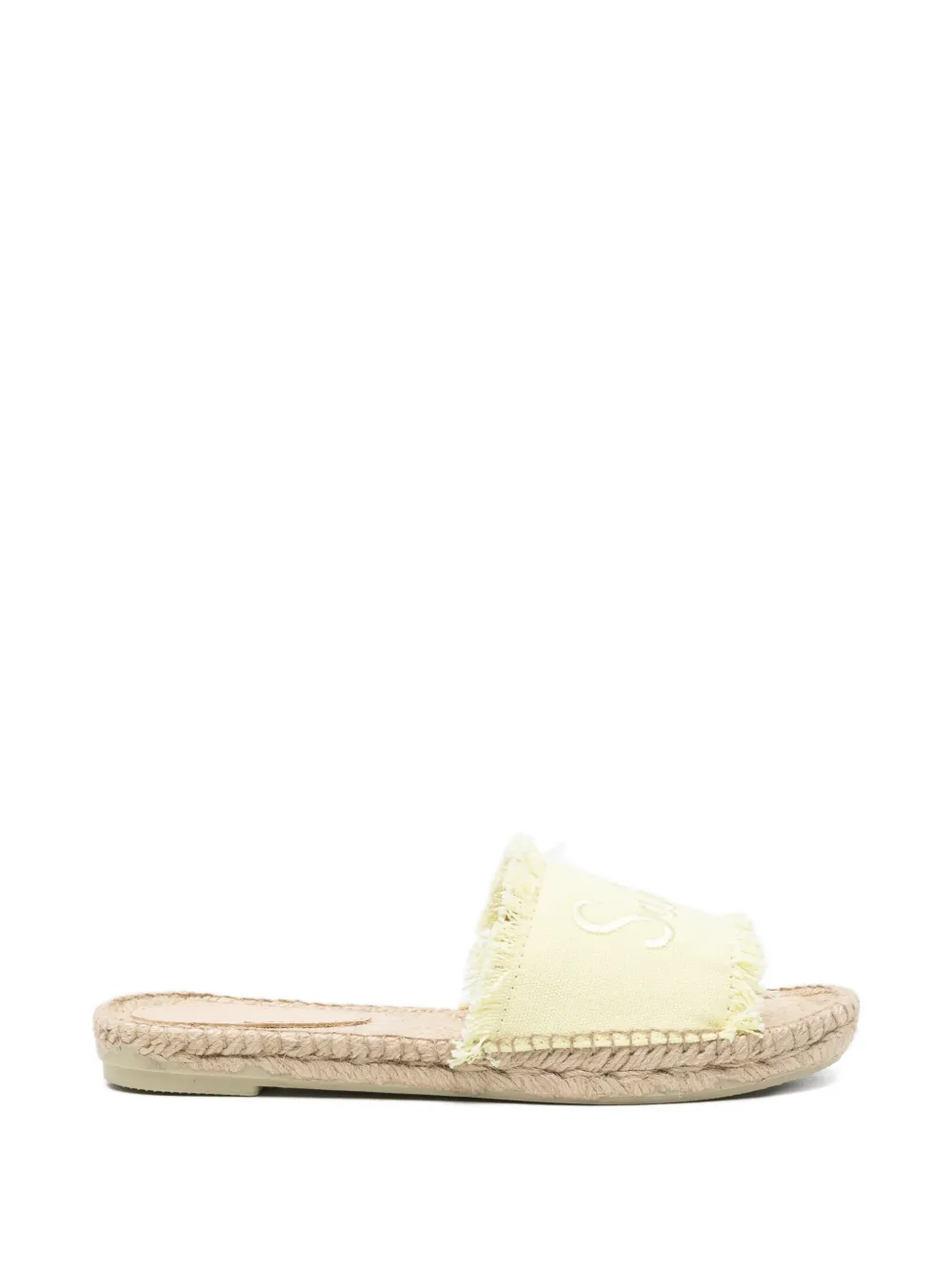 MC2 Saint Barth Luz Fringe logo-embroidered sandals · 36