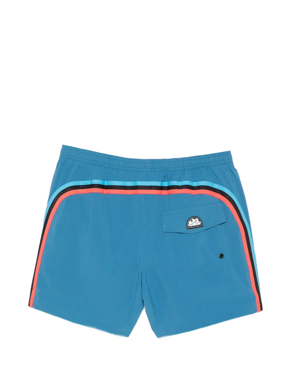Sundek Zwembroek met logoprint Blauw