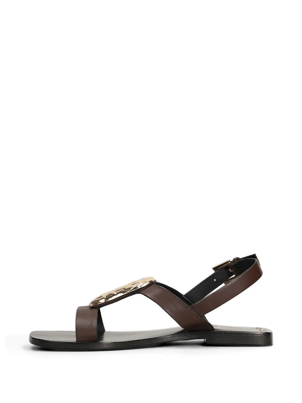 CORAL BLUE Sandalen met gesp Bruin