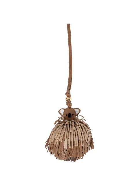 ZIMMERMANN koala fringed bag charm 