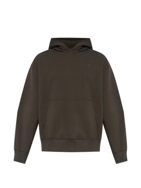 Diesel logo-embroidered hoodie