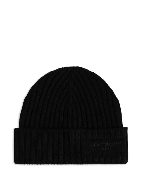 Givenchy logo-embroidered beanie hat