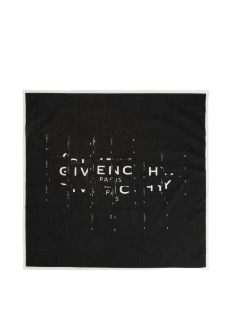 Givenchy logo-print square scarf