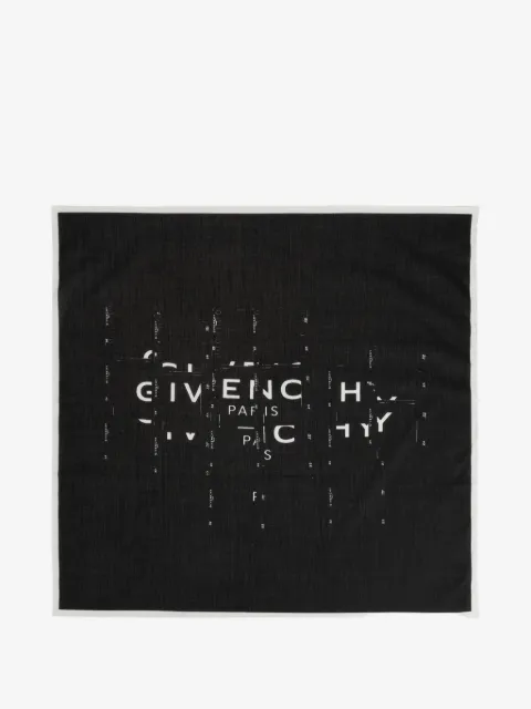 Givenchy وشاح مربع بطبعة شعار الماركة
