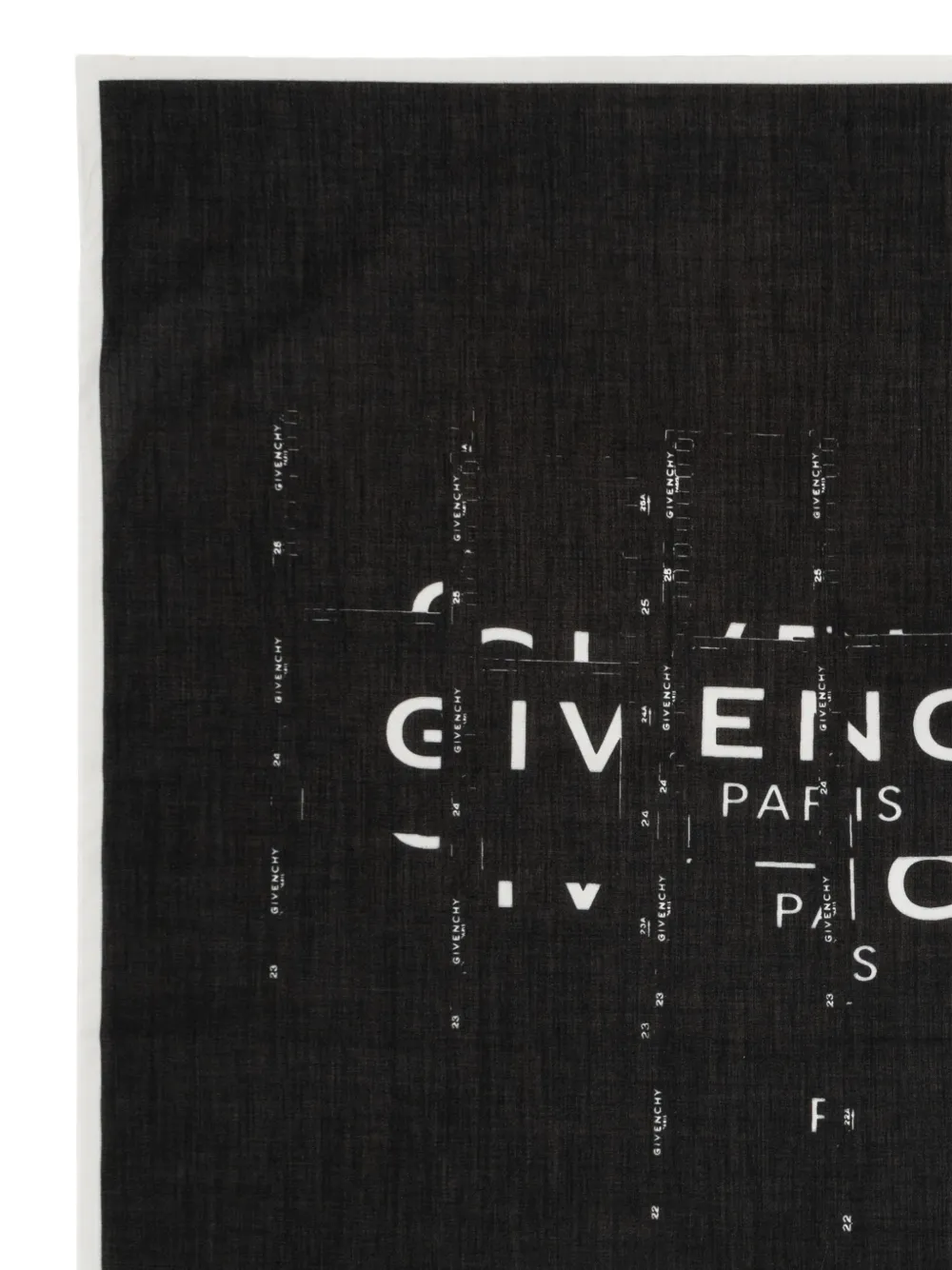 Givenchy Sjaal met logoprint Zwart