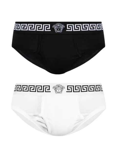 Versace logo-embellished briefs (set of two)