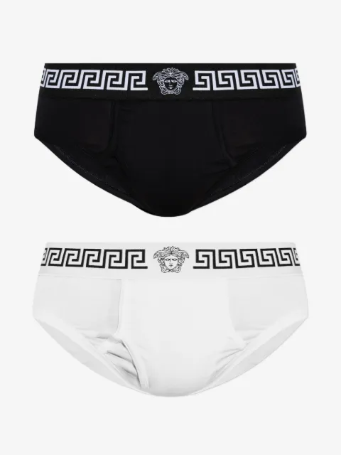 Versace logo-embellished briefs (set of two)