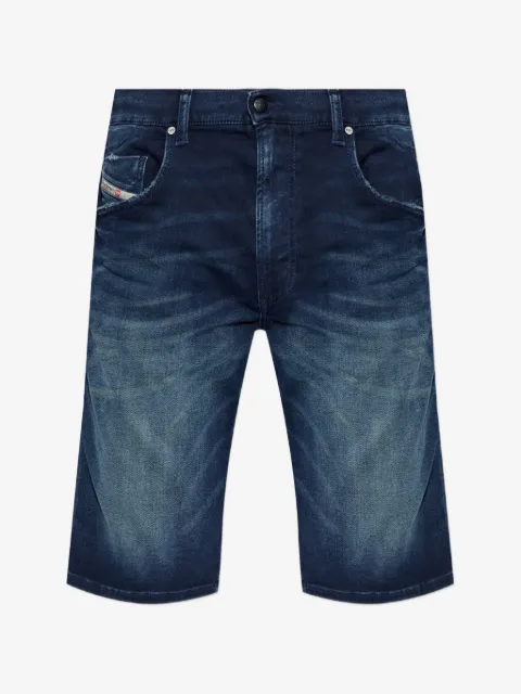 Diesel D-Krooley-Short-Bw faded denim shorts