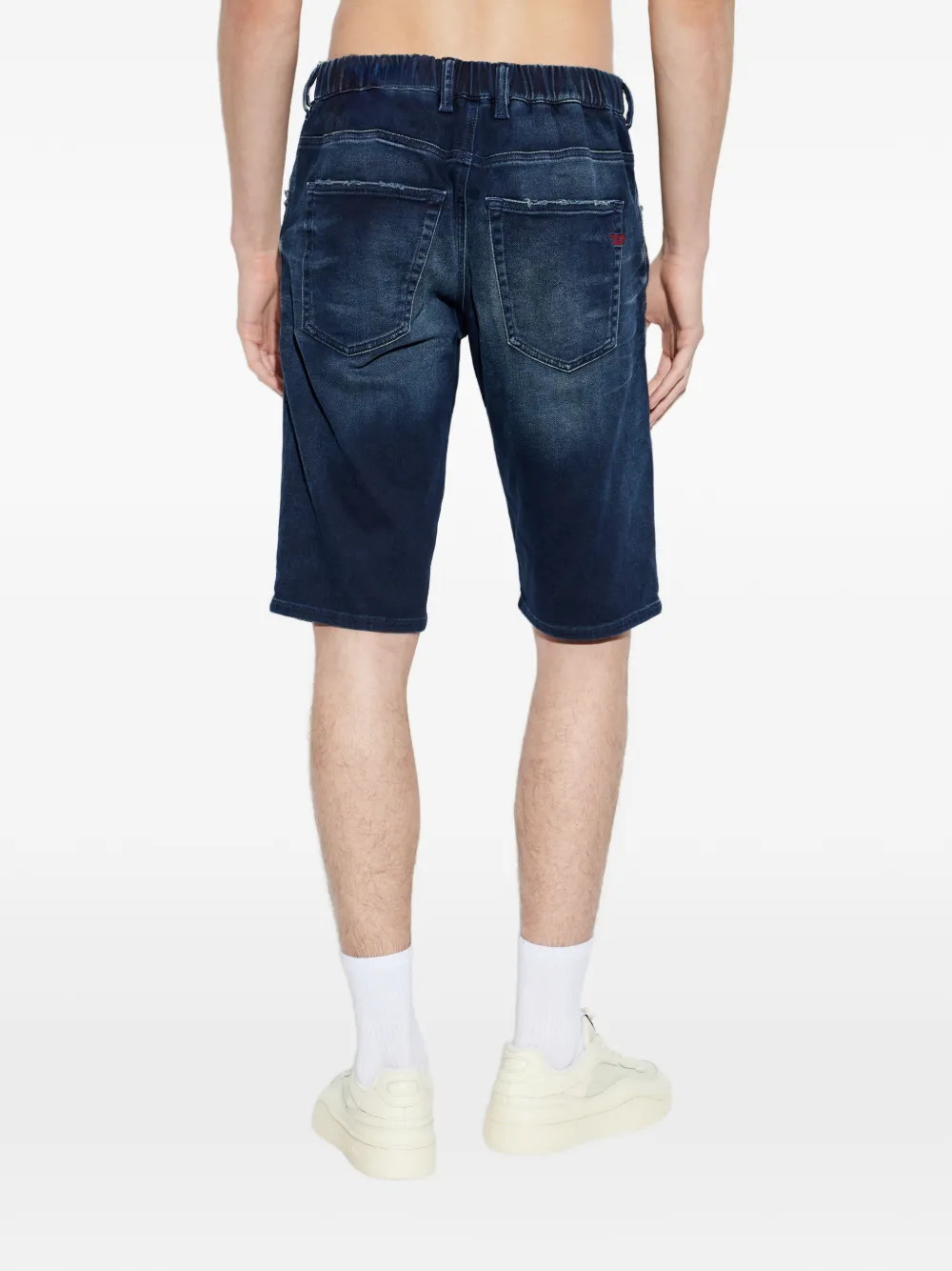 Diesel D-Krooley-Short-Bw denim shorts met vervaagd effect Blauw