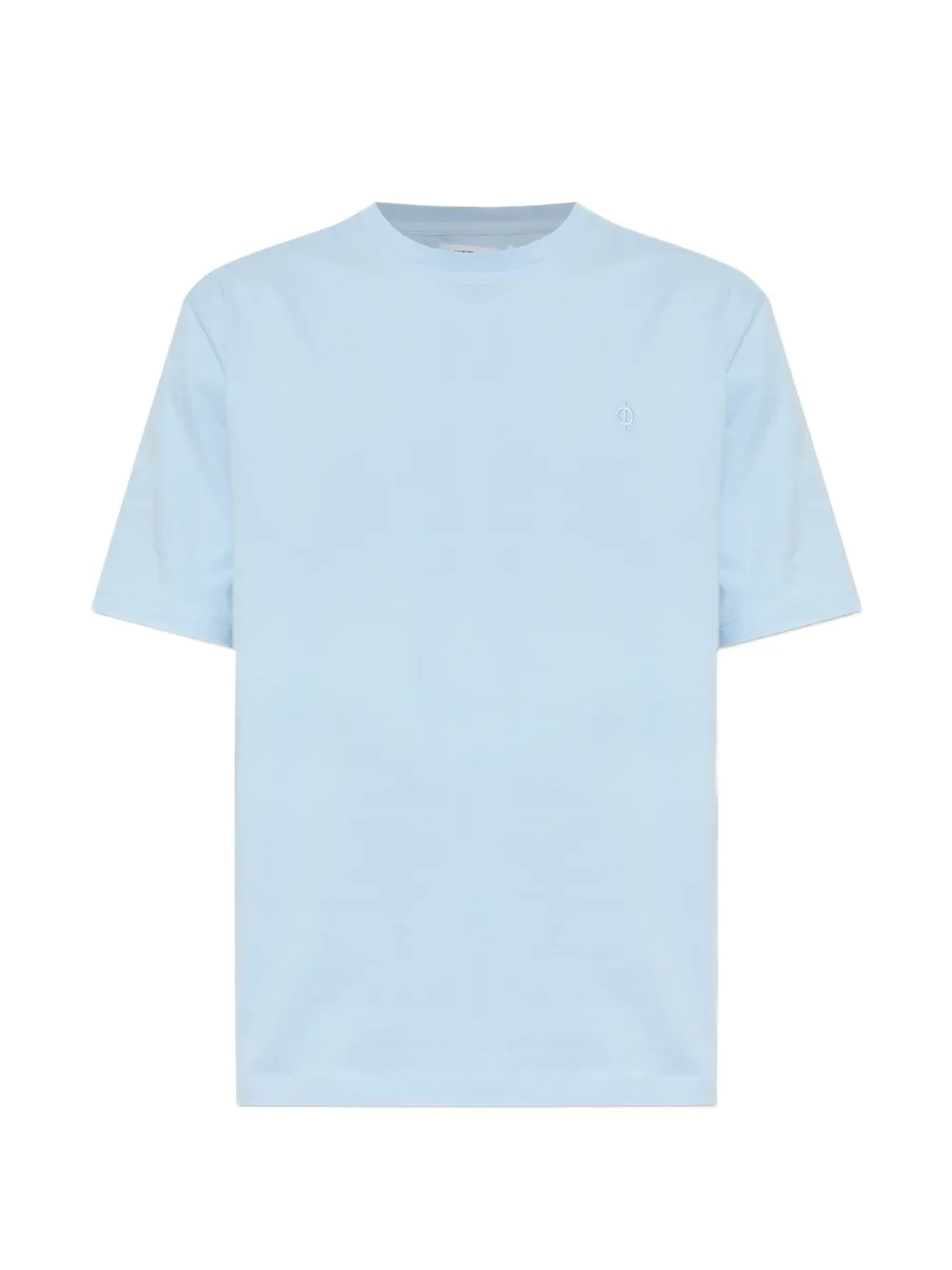 SAMSOE SAMSOE Saotto logo-embroidered T-shirt - Blau