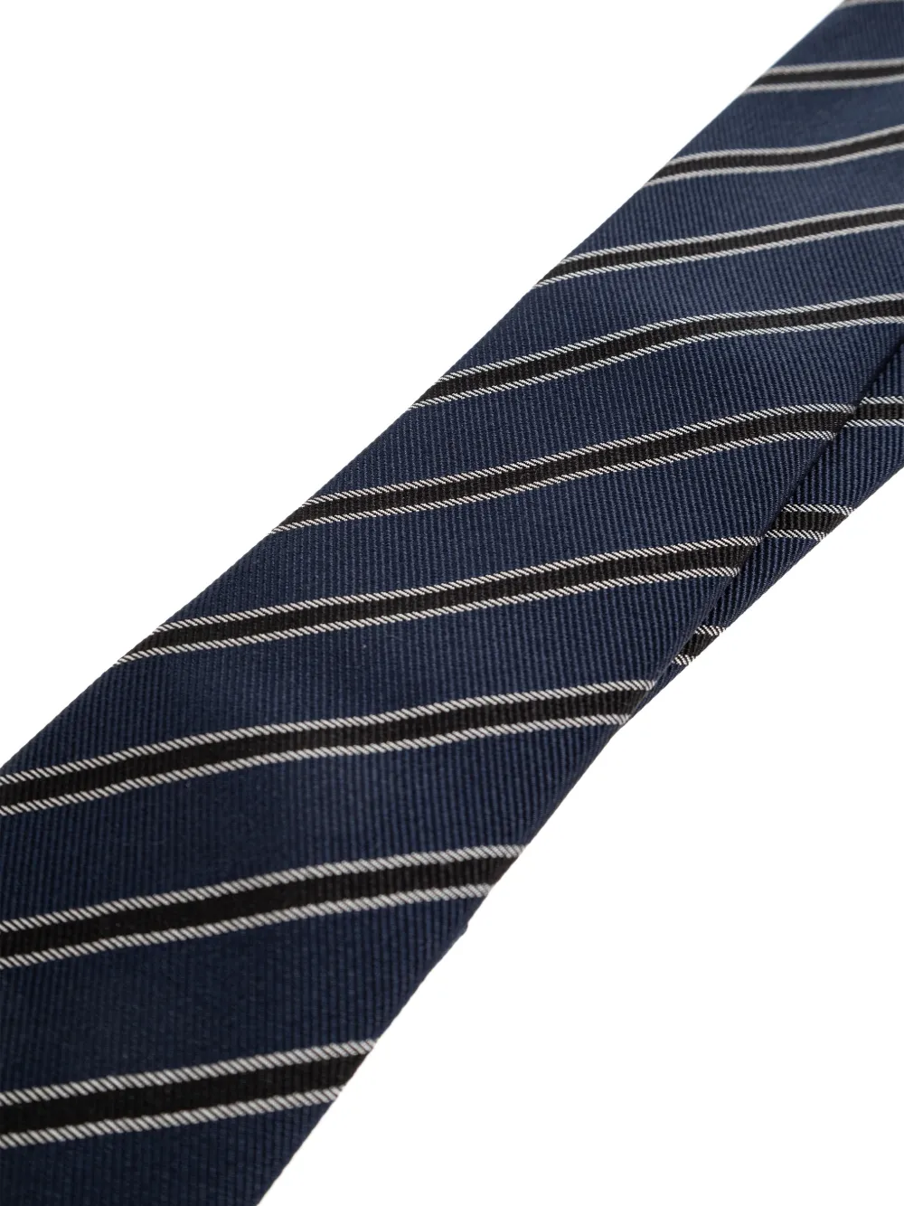  Givenchy Corbata A Rayas Diagonales - Azul 