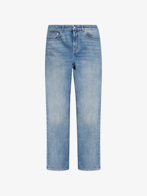 Alexander McQueen jeans con detalle de cierre